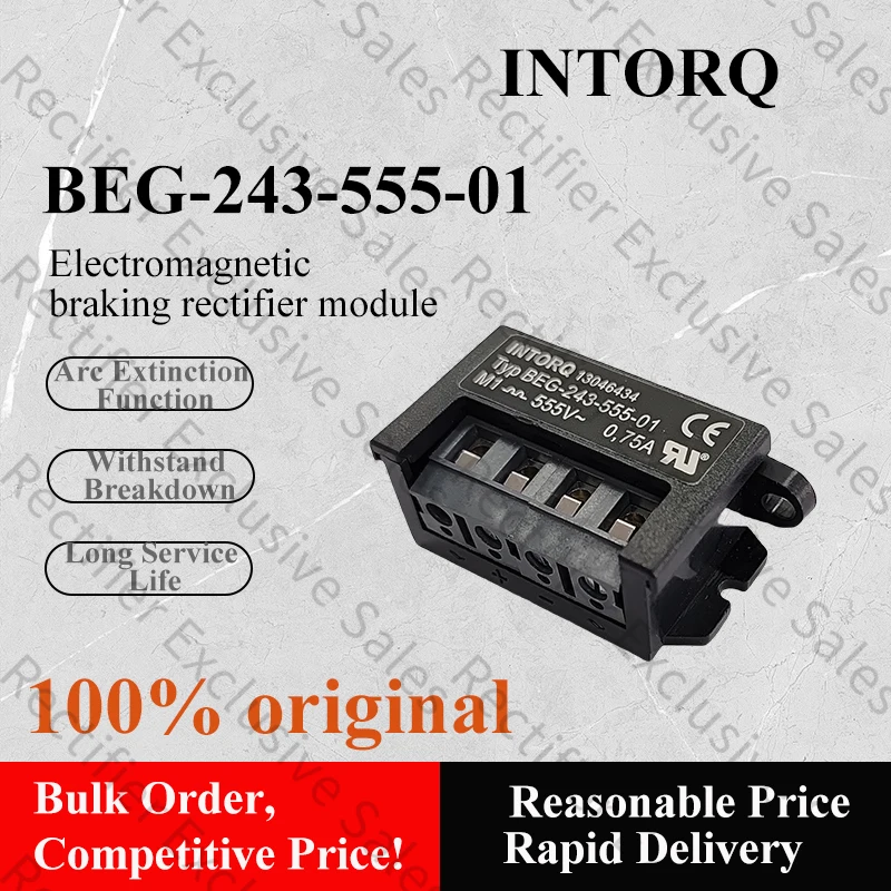 Wheel Stacker/Reclaimer Rectifier Module: INTORQ BEG-243-555-01 (13046434), 555V 0.75A
Wheel Stacker/Reclaimer Rectifier Module: INTORQ BEG-243-555-01 (13046434), 555V 0.75A