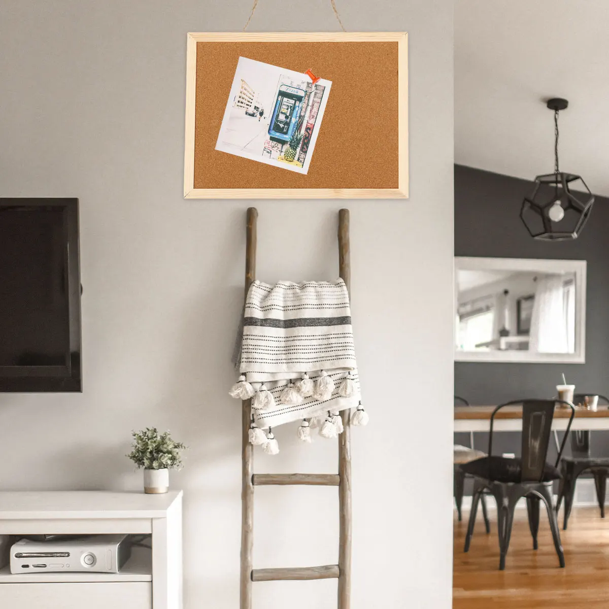 Premium Wooden Bulletin Cork Board Notice Board For Home Office Classrooms Mountable Wall Decor Light Brown With Rope Hook
Premium Wooden Bulletin Cork Board Notice Board For Home Office Classrooms Mountable Wall Decor Light Brown With Rope Hook
