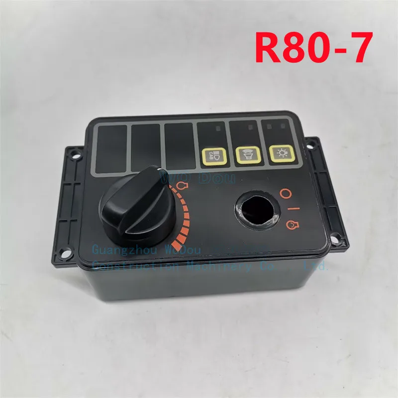 Suitable for excavator modern R80-7 parts 21N1-10082 light throttle control switch knob assembly 21N110080
Suitable for excavator modern R80-7 parts 21N1-10082 light throttle control switch knob assembly 21N110080