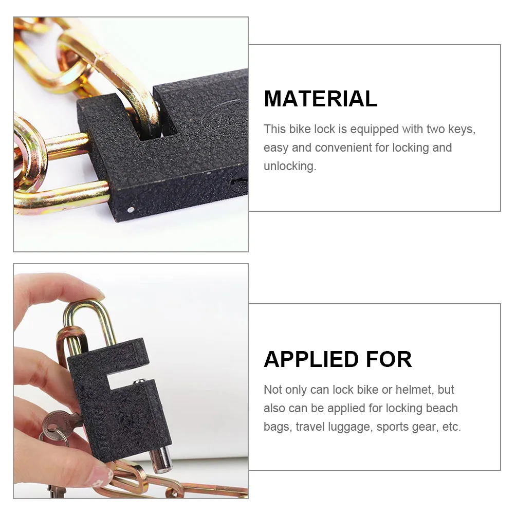Bicycle Lock Waterproof Bike Lock Sturdy Chain for Bike Motorcycle Anti Theft Portable Keys Included Travel Luggage Locks
Bicycle Lock Waterproof Bike Lock Sturdy Chain for Bike Motorcycle Anti Theft Portable Keys Included Travel Luggage Locks