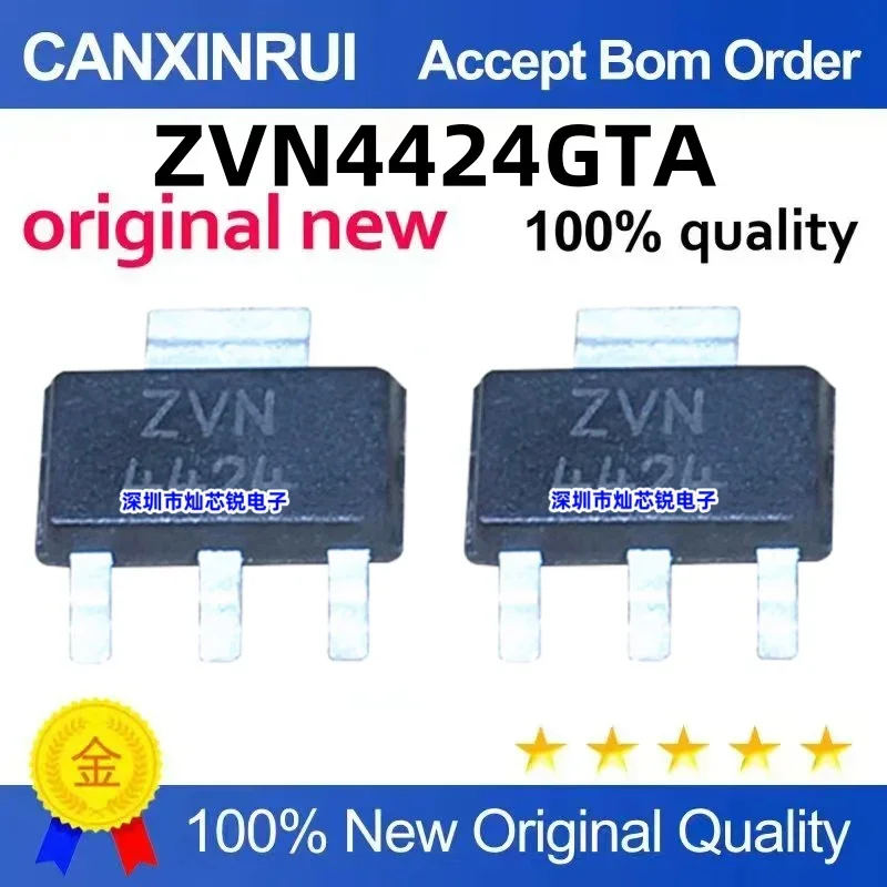 (5-100 pieces) Brand new stock ZVN442GTA ZVN4424 ZVN 4424 SOT223
(5-100 pieces) Brand new stock ZVN442GTA ZVN4424 ZVN 4424 SOT223