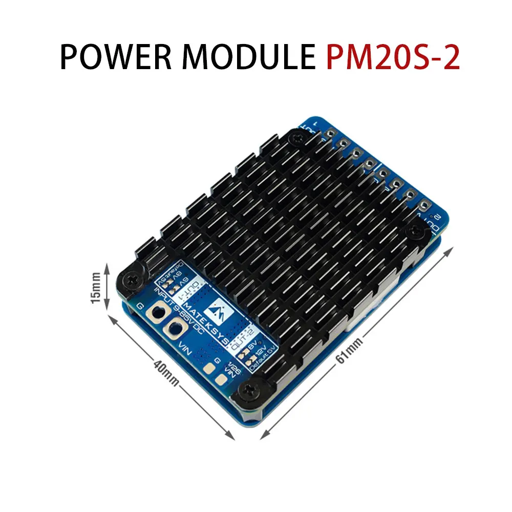 СИЛОВОЙ МОДУЛЬ MATEK Модуль питания PM20S-2 4 ~ 20S 2 независимых понижающих регулятора
СИЛОВОЙ МОДУЛЬ MATEK Модуль питания PM20S-2 4 ~ 20S 2 независимых понижающих регулятора