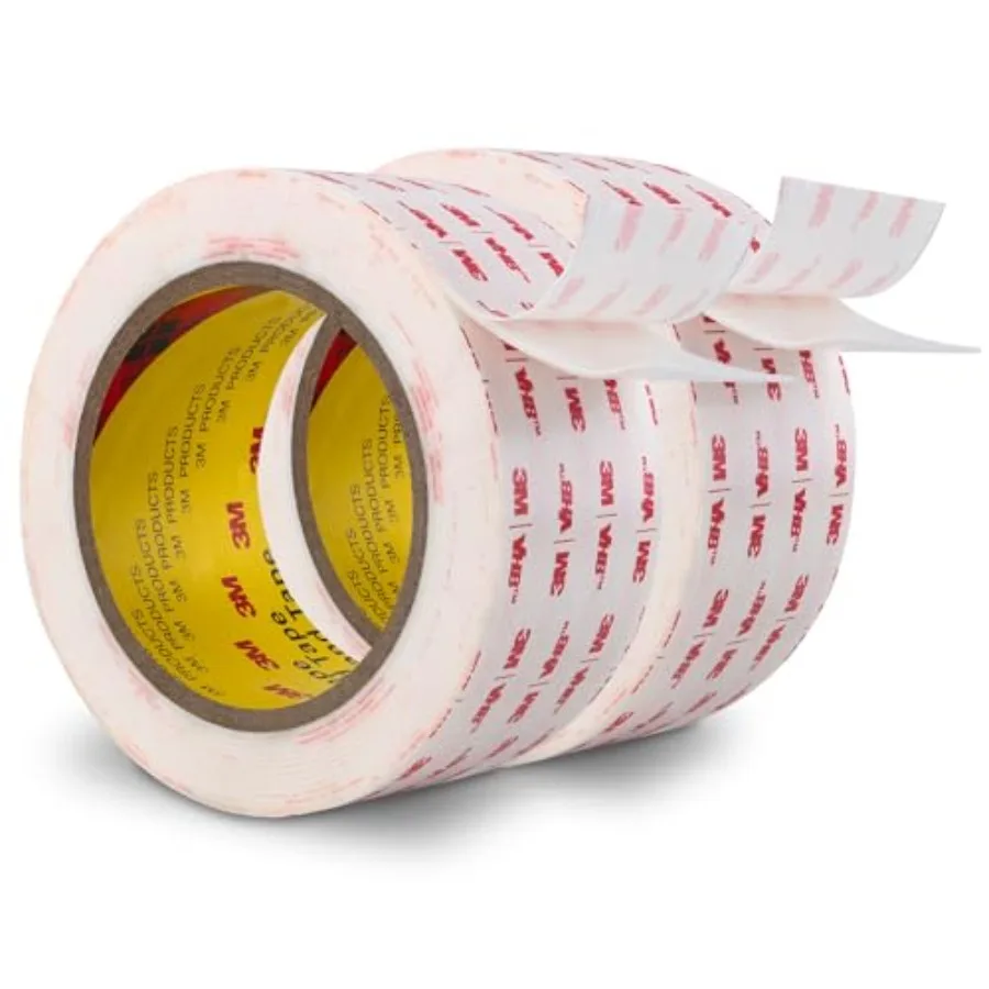 3M Double Sided Tape Heavy Duty '' x 5.4Ft 0.043in Thick 4950 Adhesive Waterproof Foam Mounting Tape for Home Office Decoration
3M Double Sided Tape Heavy Duty '' x 5.4Ft 0.043in Thick 4950 Adhesive Waterproof Foam Mounting Tape for Home Office Decoration