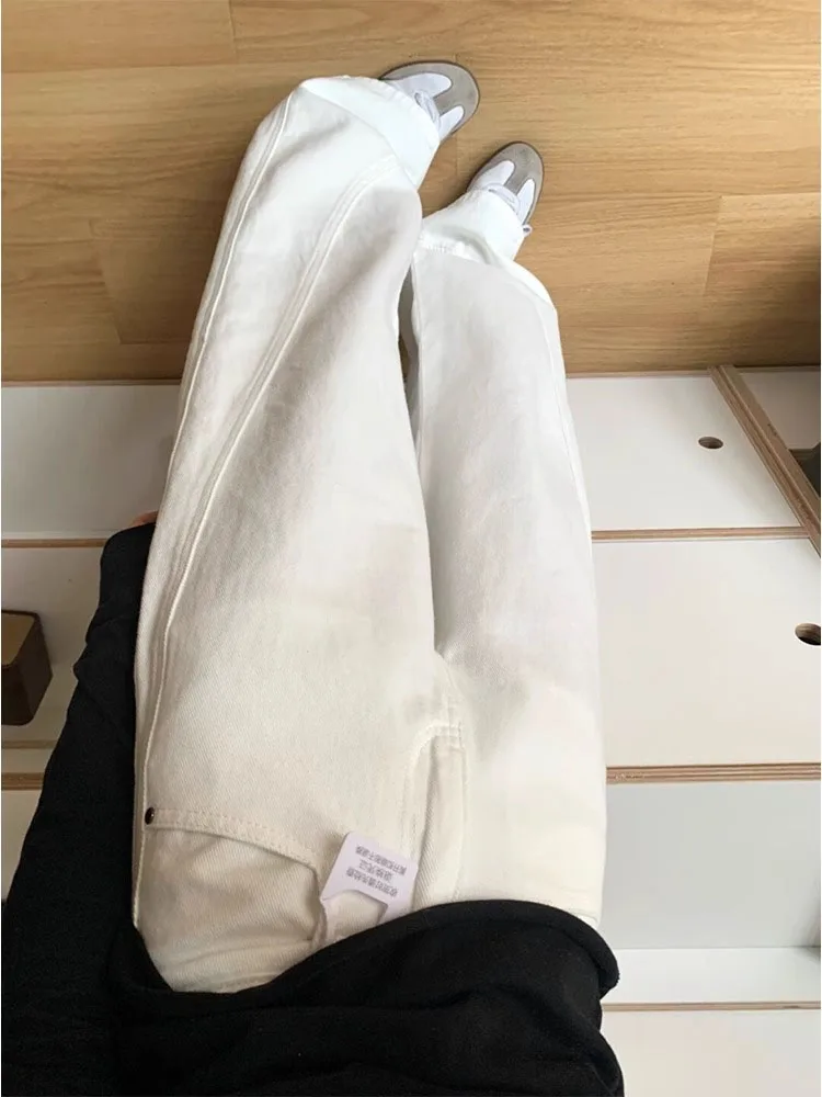 High Waist Wide Leg White Denim Jeans Women Summer New Loose Drapey Knife plus Size Straight Leg Pants Casual Sle
High Waist Wide Leg White Denim Jeans Women Summer New Loose Drapey Knife plus Size Straight Leg Pants Casual Sle