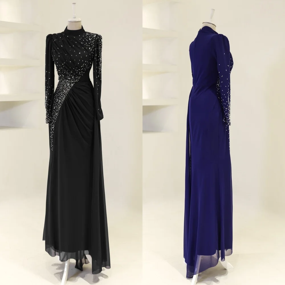 Шифоновые блестящие плиссированные платья миди с высоким воротником на заказ, женские роскошные вечерние элегантные вечерние свадебные платья на заказ
Шифоновые блестящие плиссированные платья миди с высоким воротником на заказ, женские роскошные вечерние элегантные вечерние свадебные платья на заказ