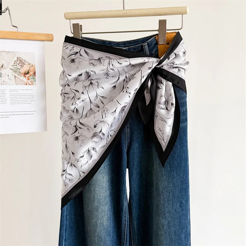Fashion Floral Square Scarf For Women Soft Satin Imitation Silk Scarves Luxury Bandanas Hijab Neckerchief Elegant Shawl Wraps
Fashion Floral Square Scarf For Women Soft Satin Imitation Silk Scarves Luxury Bandanas Hijab Neckerchief Elegant Shawl Wraps