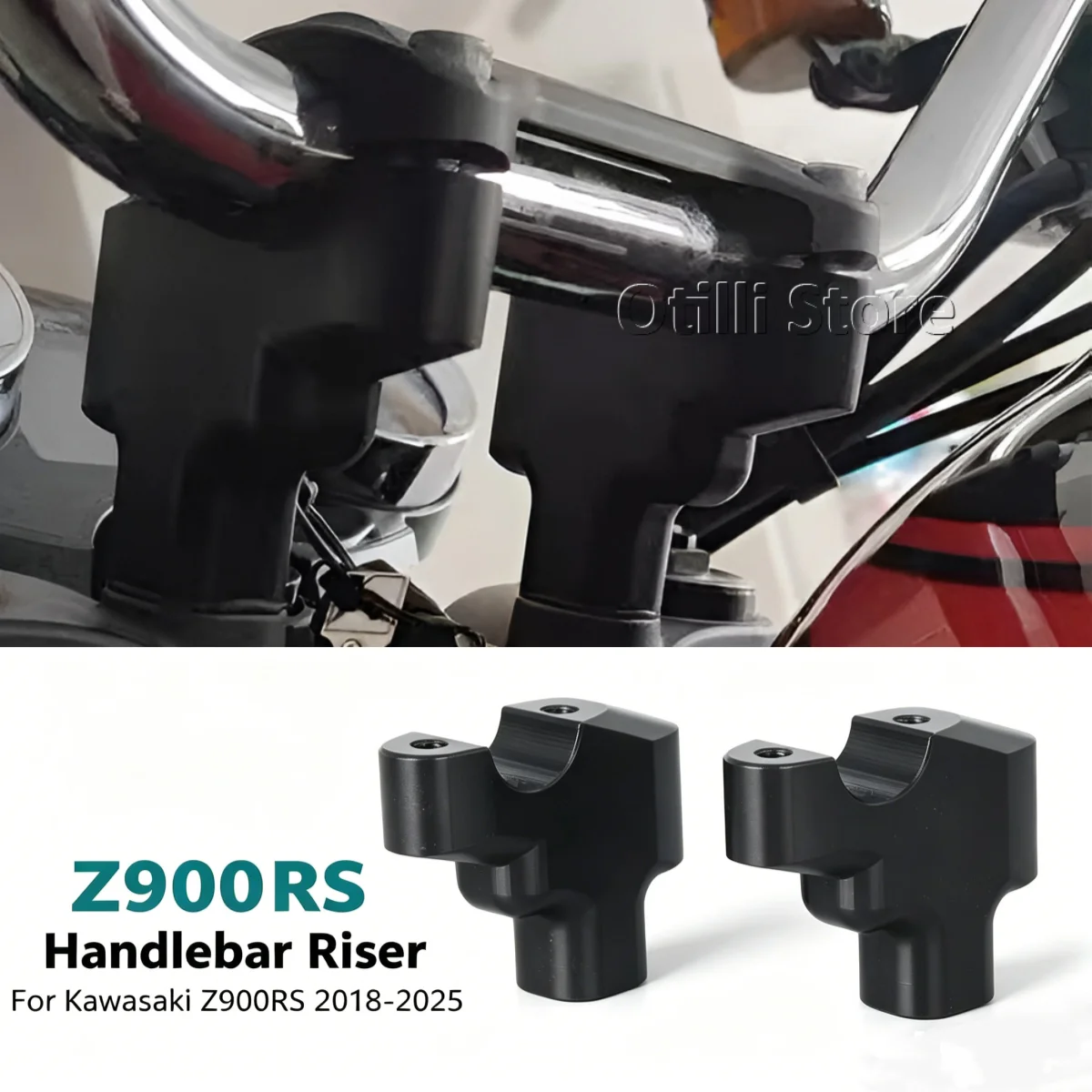 FOR Kawasaki Z900RS Z 900 RS z900rs 2018-2025 Motorcycle Handlebar Riser Lift Booster Handle Bar Heightening Clamp Adapter Kit
FOR Kawasaki Z900RS Z 900 RS z900rs 2018-2025 Motorcycle Handlebar Riser Lift Booster Handle Bar Heightening Clamp Adapter Kit
