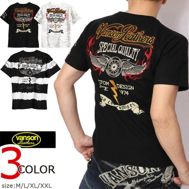 Vason Retro Embroidered Classic Wings Flame HOTROD Motorcycle round Ne ort Sve T-irt Pure Cotton Casual Fun Print Su...
Vason Retro Embroidered Classic Wings Flame HOTROD Motorcycle round Ne ort Sve T-irt Pure Cotton Casual Fun Print Su...