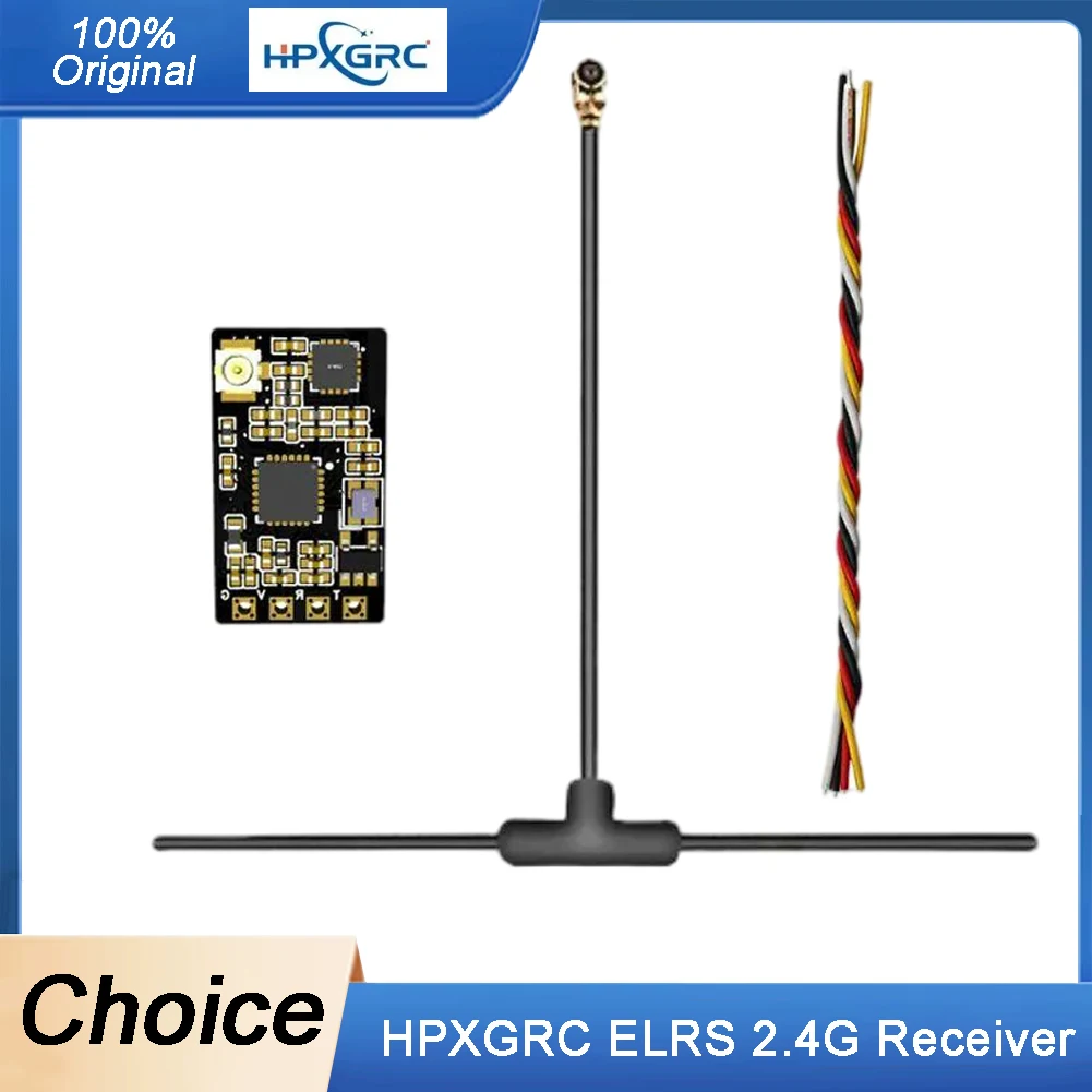 HPXGRC 2.4G ExpressLRS ELRS Receiver - for FPV Freestyle Long Range Drones High-Speed Signal RC DIY Parts
HPXGRC 2.4G ExpressLRS ELRS Receiver - for FPV Freestyle Long Range Drones High-Speed Signal RC DIY Parts