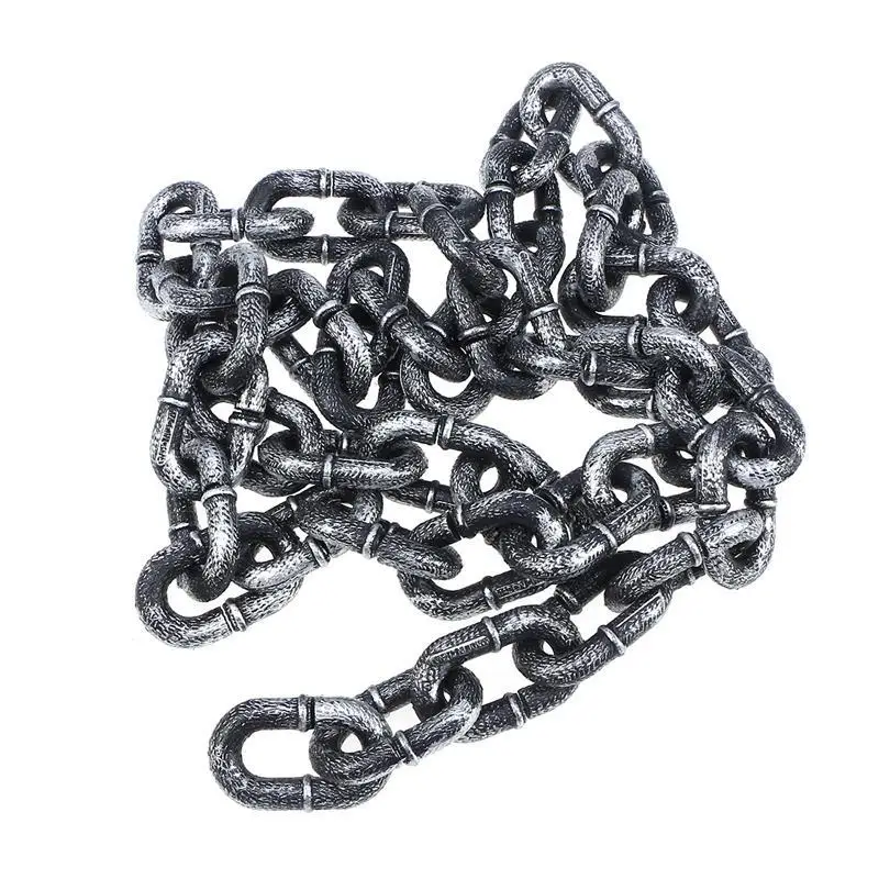 1M Halloween Simulation Chain Party Layout Decor Plastic Barrier Chain Halloween Performance Stage Props Costume Accessory
1M Halloween Simulation Chain Party Layout Decor Plastic Barrier Chain Halloween Performance Stage Props Costume Accessory