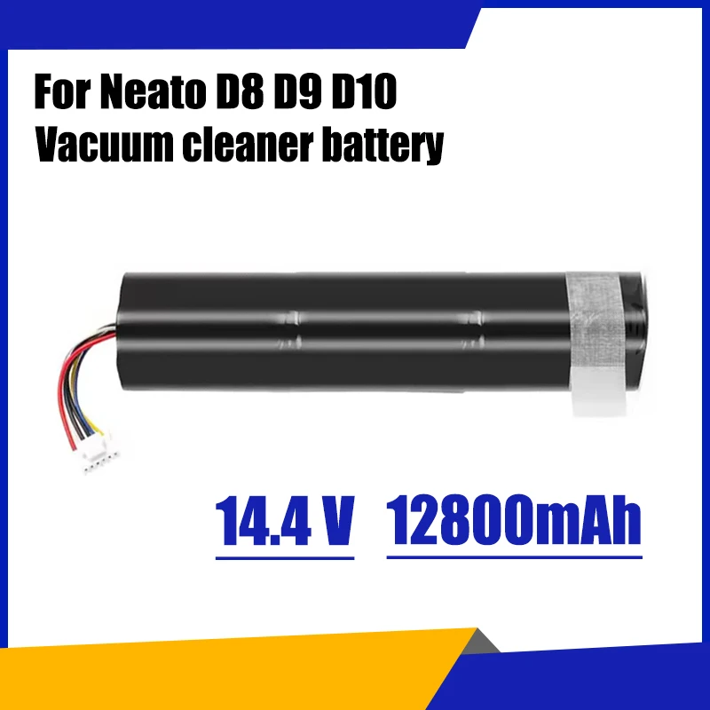 14.4V 12800mAh, for Neato D8 D9 D10 robot vacuum cleaner battery replacement, spare battery
14.4V 12800mAh, for Neato D8 D9 D10 robot vacuum cleaner battery replacement, spare battery