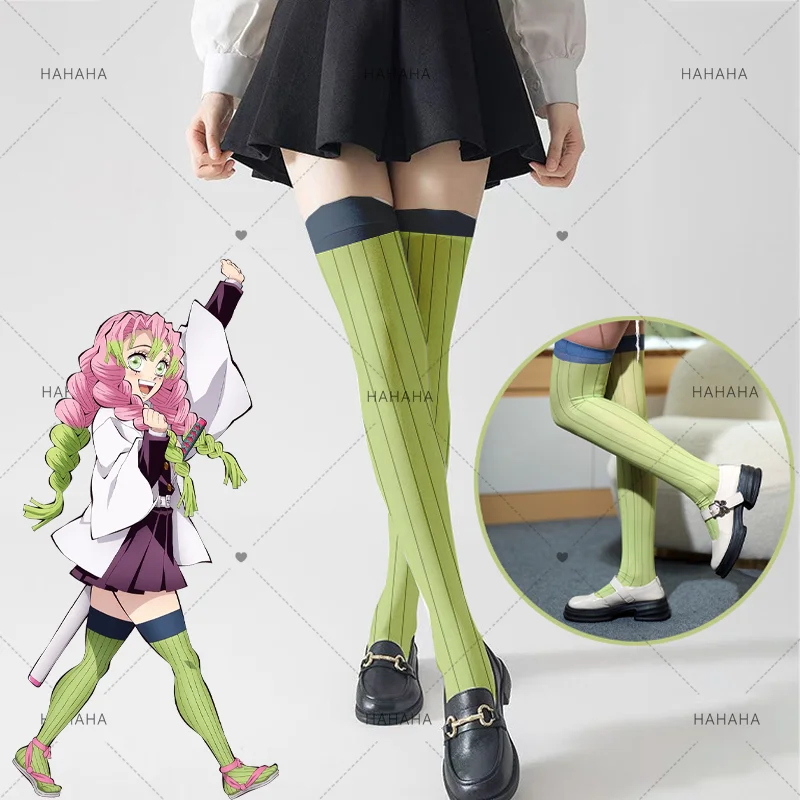 Костюм для косплея Аниме Мицури Канроджи, чулки Хашира Канроджи Мицури, зеленые полосатые носки для вечеринки Хэллоуин, для взрослых женщин
Костюм для косплея Аниме Мицури Канроджи, чулки Хашира Канроджи Мицури, зеленые полосатые носки для вечеринки Хэллоуин, для взрослых женщин