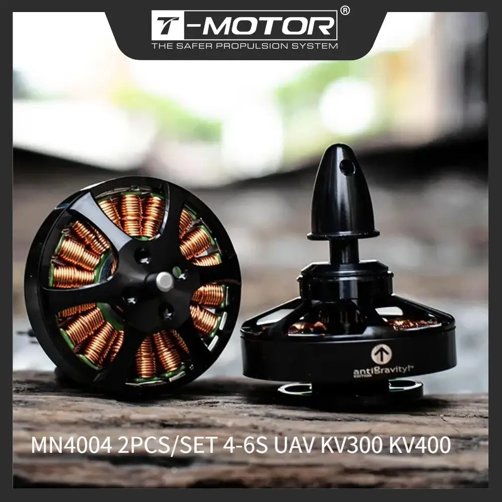T-MOTOR MN4004 2PCS/SET 4-6S UAV KV300 KV400 Brushless Motor Lightest Weight Motor For Ultrathin Design Drone DIY Part
T-MOTOR MN4004 2PCS/SET 4-6S UAV KV300 KV400 Brushless Motor Lightest Weight Motor For Ultrathin Design Drone DIY Part