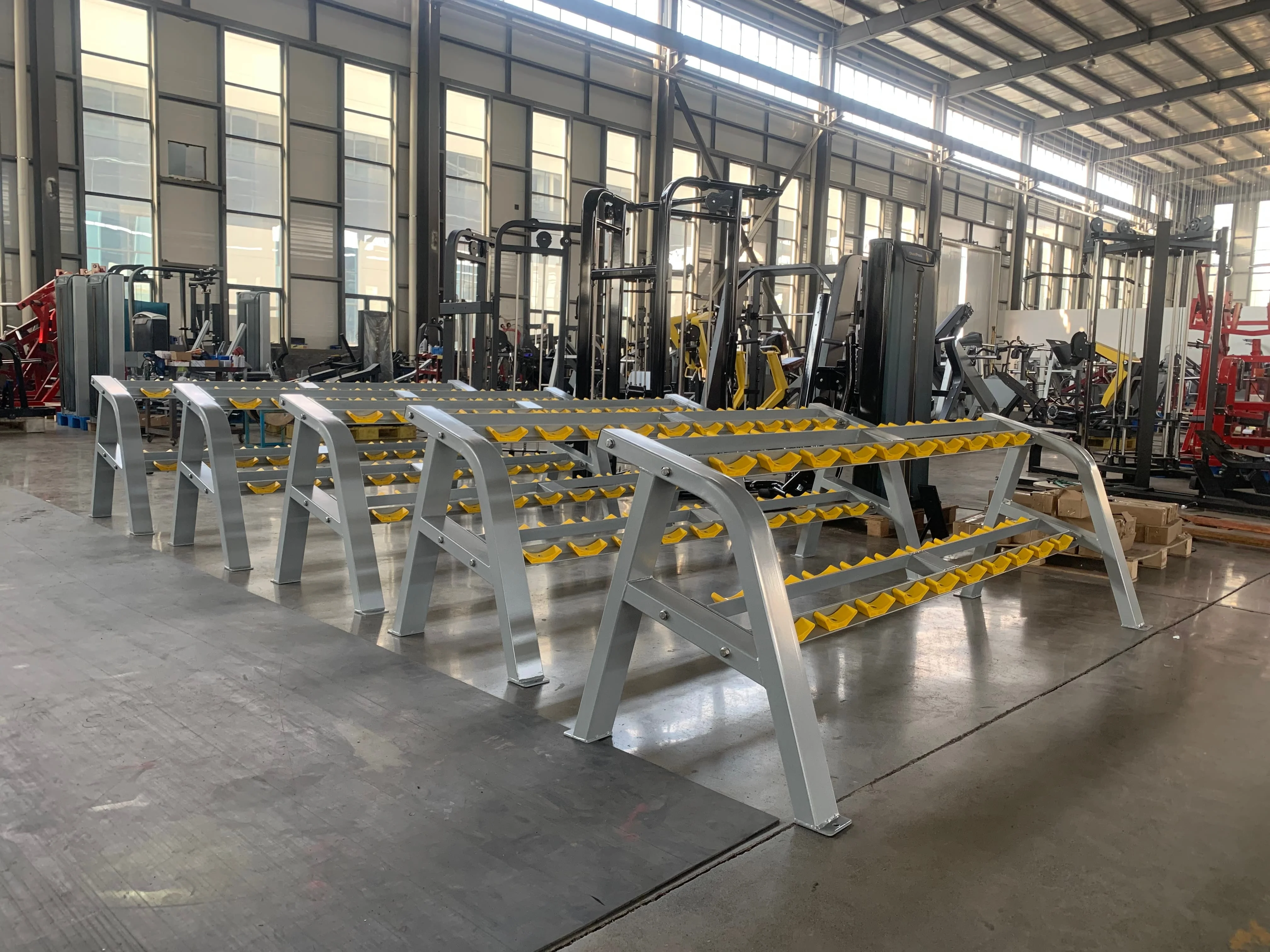 2026 Commercial Gym Metal Equipment Dumbbell Storage Stand Rack Level 10 Pairs
2026 Commercial Gym Metal Equipment Dumbbell Storage Stand Rack Level 10 Pairs