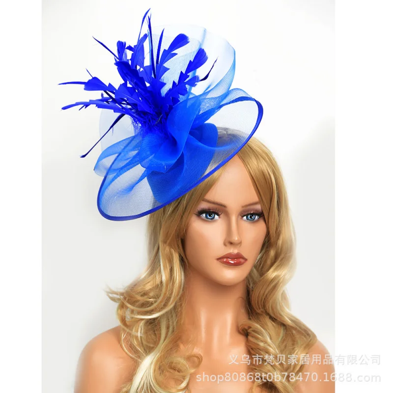 Women Wedding Headwear Church Cocktail Party Feather Hair Horse Racing Festival Decorative Hat Dress
Women Wedding Headwear Church Cocktail Party Feather Hair Horse Racing Festival Decorative Hat Dress