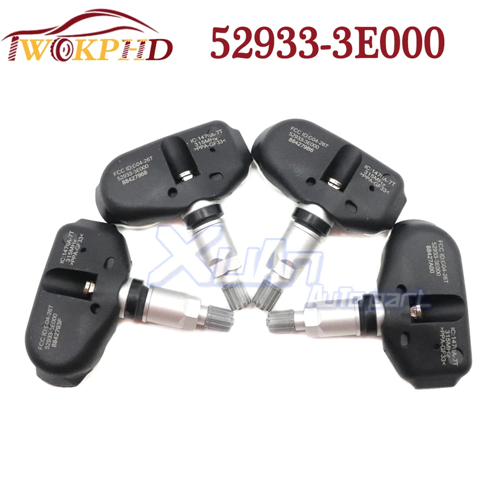 Новые системы монитора датчика давления в шинах TPMS 52933-3E000 для Hyundai Sonata Tiburon Tuscon Kia Sorento Sportage Amanti 315 МГц
Новые системы монитора датчика давления в шинах TPMS 52933-3E000 для Hyundai Sonata Tiburon Tuscon Kia Sorento Sportage Amanti 315 МГц