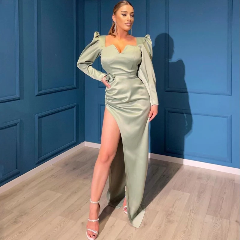 Eightree Sexy Mermaid Prom Dresses Long Sleeve Floor Length Evening Cocktail Party Night Prom Gowns Formal High Split Plus Size
Eightree Sexy Mermaid Prom Dresses Long Sleeve Floor Length Evening Cocktail Party Night Prom Gowns Formal High Split Plus Size