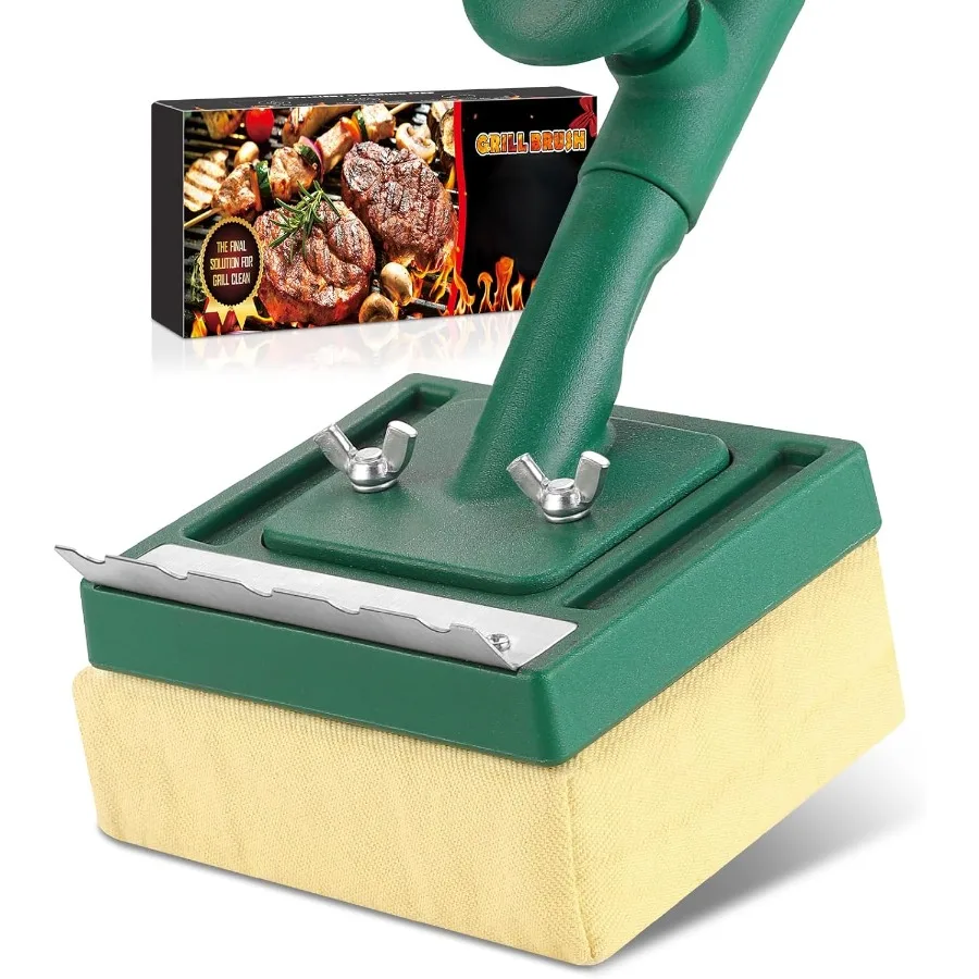 Щетка для гриля без щетины со скребком 22 Удлиненная щетка для парового гриля для наружного гриля Сменная чистка Безопасный очиститель гриля
Щетка для гриля без щетины со скребком 22 Удлиненная щетка для парового гриля для наружного гриля Сменная чистка Безопасный очиститель гриля