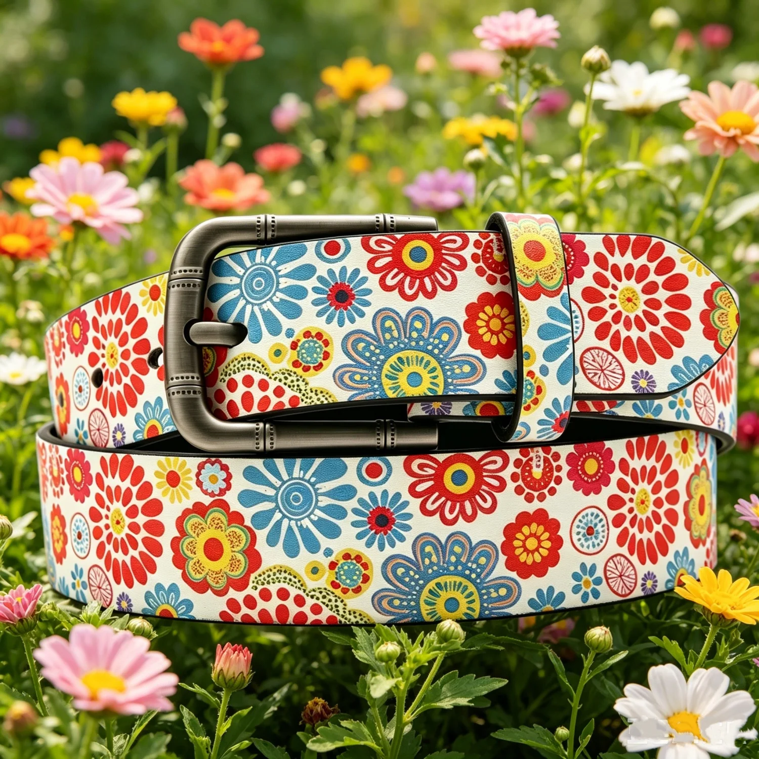 Y2K Gothic style belt, Bohemian printed belt, perfect for jeans, casual wear, and streetwear, durable alloy buckle waistband
Y2K Gothic style belt, Bohemian printed belt, perfect for jeans, casual wear, and streetwear, durable alloy buckle waistband