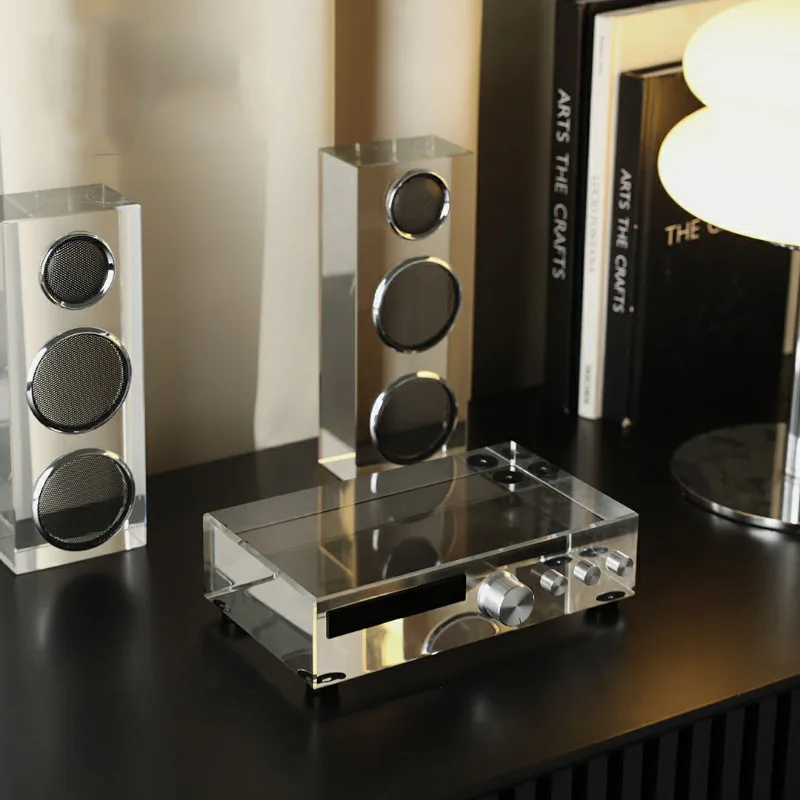 Luxury Crystal Audio Amplifier Combination Ornaments Decor Home Office Hotel Living Room Children'S Room Creative Decor Gift
Luxury Crystal Audio Amplifier Combination Ornaments Decor Home Office Hotel Living Room Children'S Room Creative Decor Gift