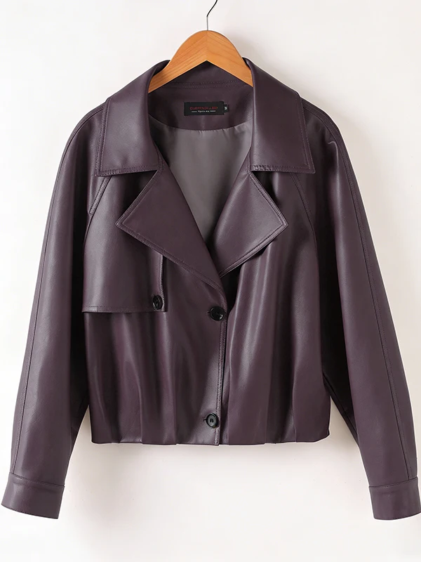 Ning Genuine Leather Jacket Women's Short Loose Fashion Sheepskin Coat Casual Leather Jacket for Spring 2026
Ning Genuine Leather Jacket Women's Short Loose Fashion Sheepskin Coat Casual Leather Jacket for Spring 2026