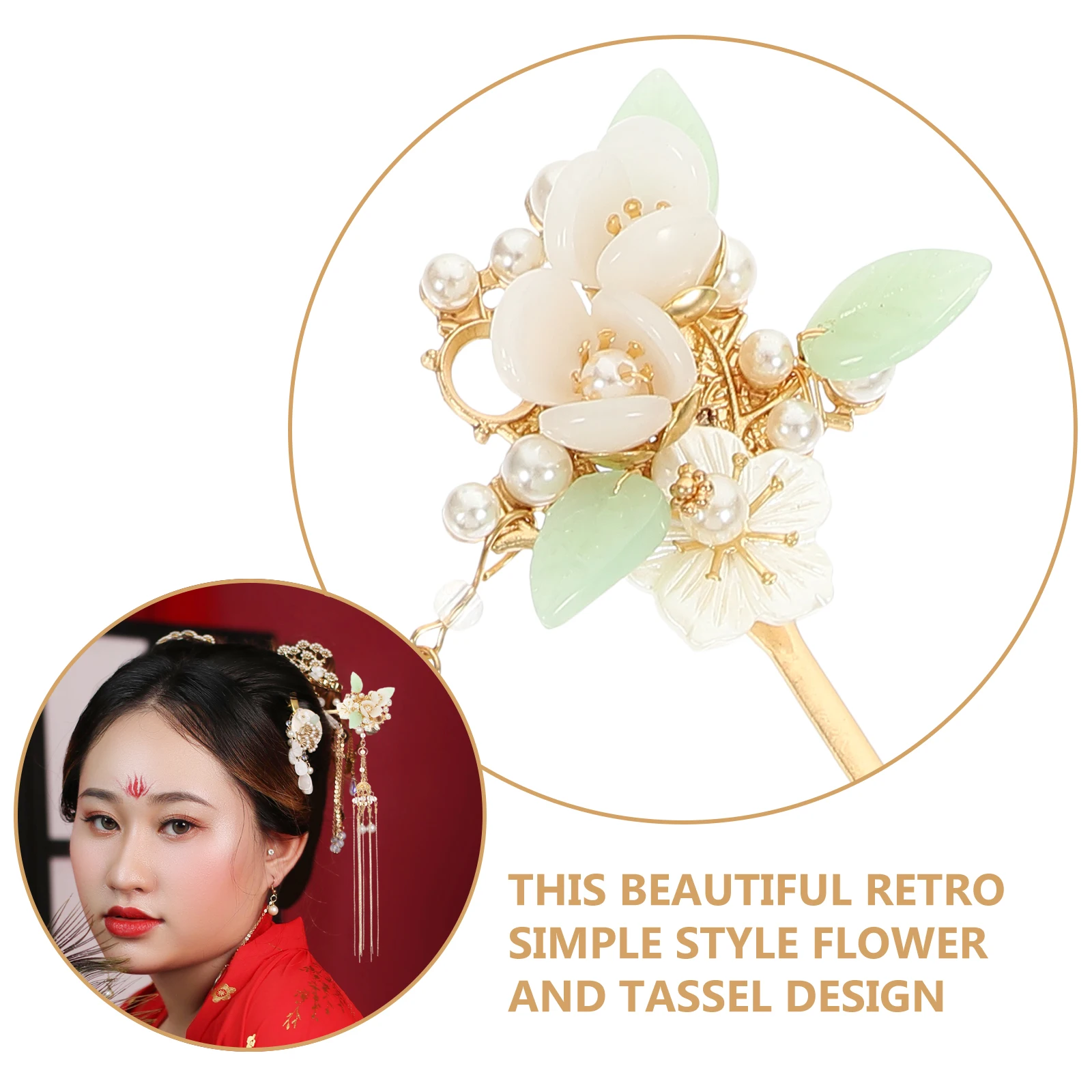 2 Pcs Retro Flower Pearl Clasp Hair Stick Elegant Hairpin for Daily Use and Special Occasions
2 Pcs Retro Flower Pearl Clasp Hair Stick Elegant Hairpin for Daily Use and Special Occasions