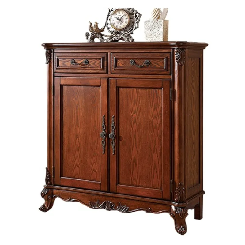 Solid wood shoe cabinet multi-layer large-capacity shoe cabinet Living room side door shoe cabinet
Solid wood shoe cabinet multi-layer large-capacity shoe cabinet Living room side door shoe cabinet