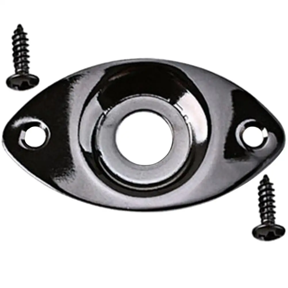 Black Socket Sheet Metal Parts for Electric Jack Plate Replacement Output Socket Plates Guitar Accessories Sturdy Smooth
Black Socket Sheet Metal Parts for Electric Jack Plate Replacement Output Socket Plates Guitar Accessories Sturdy Smooth