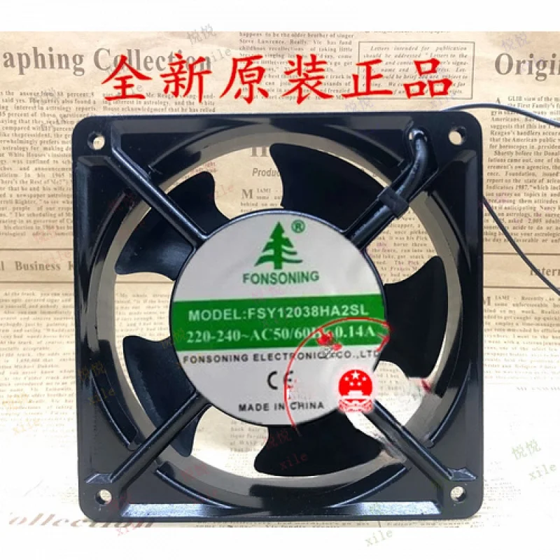 L L for FONSONING FSY12038HA2SL 220-240VAC 12CM 12038 Cabinet Cooling Fan
L L for FONSONING FSY12038HA2SL 220-240VAC 12CM 12038 Cabinet Cooling Fan
