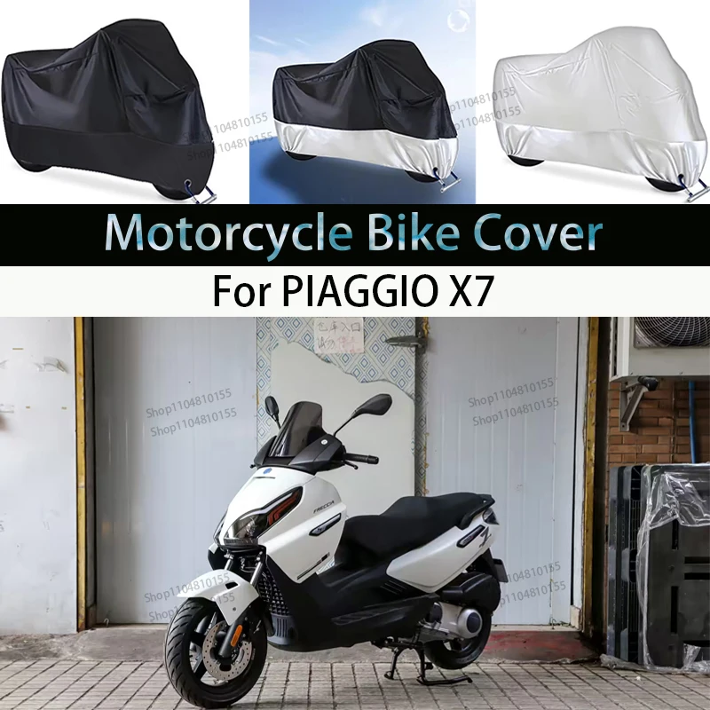 For LIPIAGGIO X7 Motorcycle Cover Moto Rain Cover Waterproof Dustproof UV Cover Coat Indoor Outdoor Motorbike Scooter Cover
For LIPIAGGIO X7 Motorcycle Cover Moto Rain Cover Waterproof Dustproof UV Cover Coat Indoor Outdoor Motorbike Scooter Cover