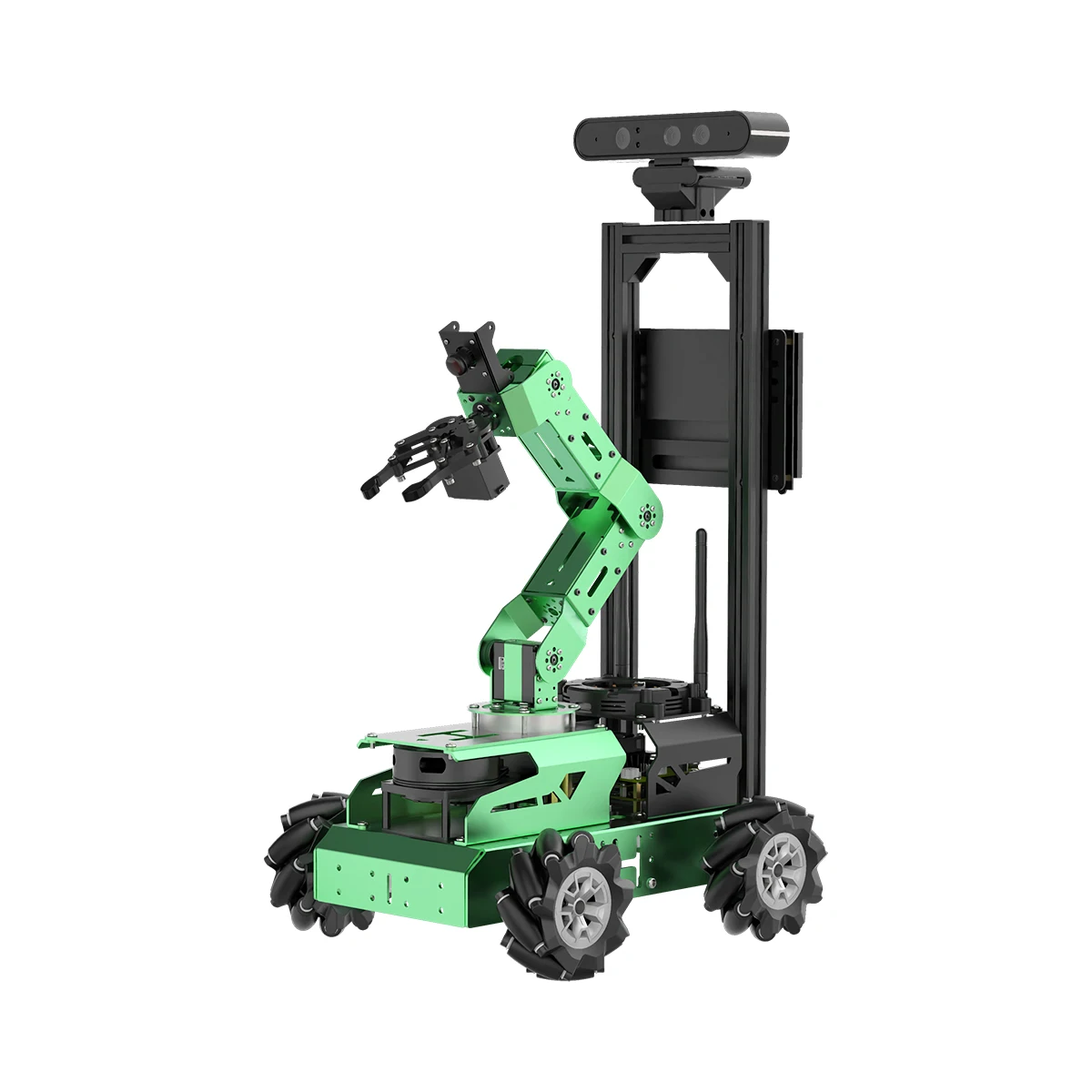 Hiwonder JetAuto Pro AI Robot Car with 6DOF Vision Robotic Arm, Support ROS1 ROS2, with Large AI Model (ChatGPT)