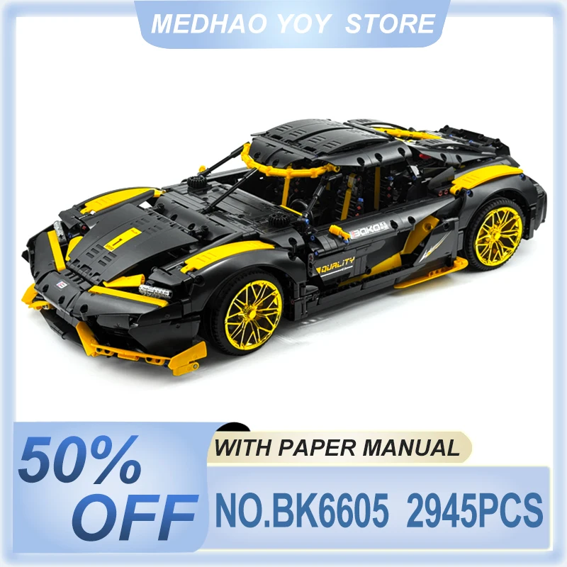 High-quality New BK6605 MOC Technical Remote Control Sport Vehicle Building Block Brick Assembly Model DIY Toy Boy Birthday Gift
High-quality New BK6605 MOC Technical Remote Control Sport Vehicle Building Block Brick Assembly Model DIY Toy Boy Birthday Gift