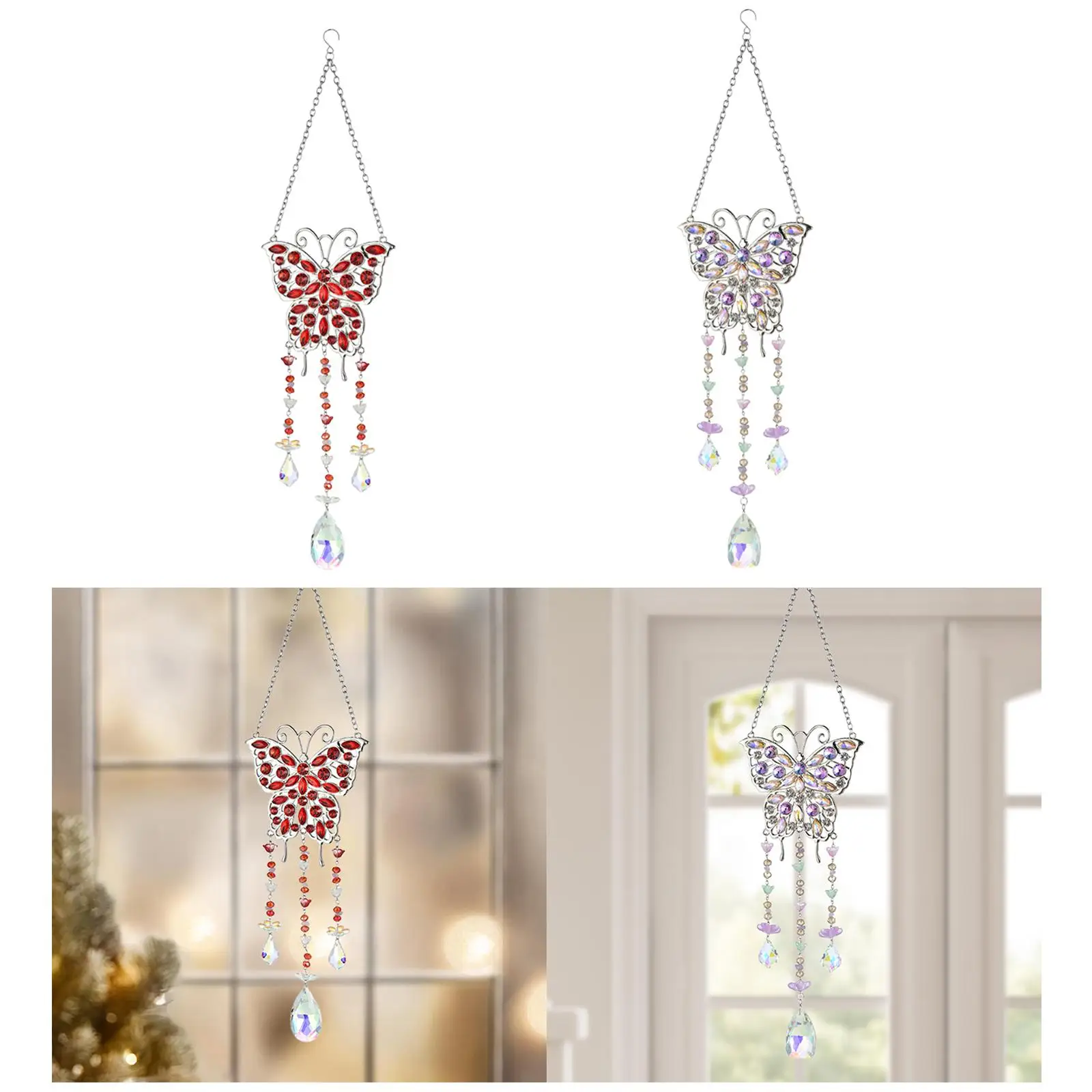 Butterfly Hanging Colored Maker Gift Rainbow Stones Prisms Colored Maker Hanging Decoration for Wedding Home Lawn Garden Party
Butterfly Hanging Colored Maker Gift Rainbow Stones Prisms Colored Maker Hanging Decoration for Wedding Home Lawn Garden Party