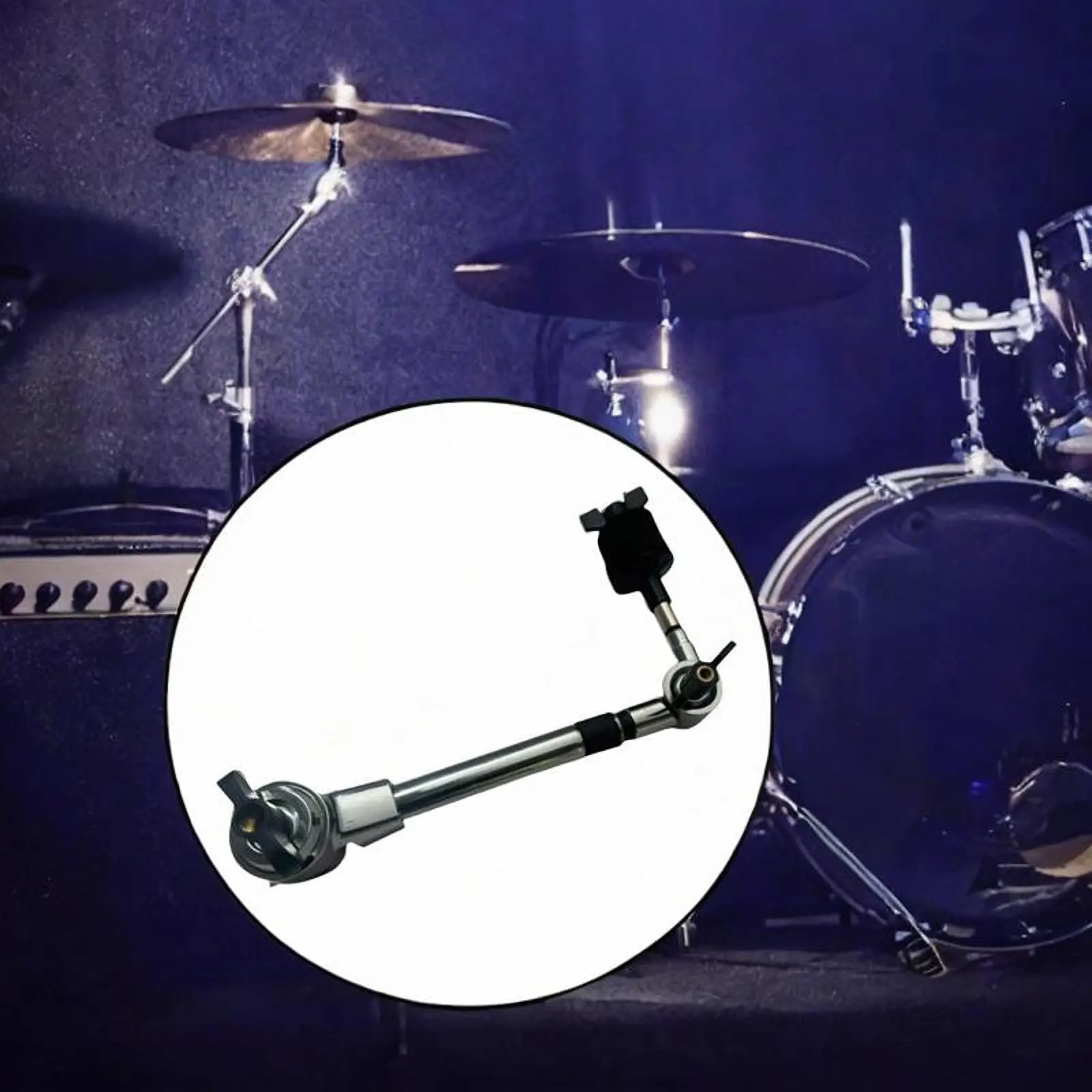 Arm Cymbal Extension Mounting Attachment for Drum Percussion Instrument
Arm Cymbal Extension Mounting Attachment for Drum Percussion Instrument
