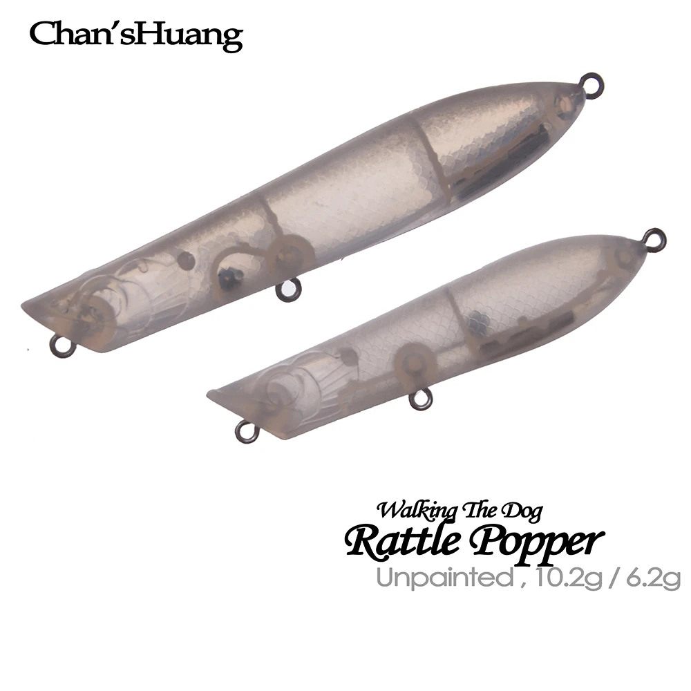 Chan’sHuang 20PCS Unpainted Blanks Fishing Lure 6.2g/10.2g Rattle Popper Walking The Dog DIY Handmade Artificial Bait
Chan’sHuang 20PCS Unpainted Blanks Fishing Lure 6.2g/10.2g Rattle Popper Walking The Dog DIY Handmade Artificial Bait