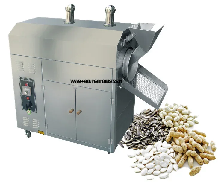 Automatic Peanut Roaster Cashew Nut Cocoa Bean Roasting Machine
Automatic Peanut Roaster Cashew Nut Cocoa Bean Roasting Machine