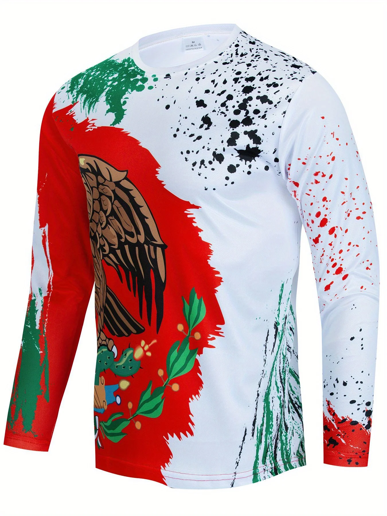 Мужская быстросохнущая солнцезащитная футболка в мексиканском стиле с длинными рукавами для езды на горном велосипеде, мотоцикла, внедорожный велосипедный топ для бега на открытом воздухе
Мужская быстросохнущая солнцезащитная футболка в мексиканском стиле с длинными рукавами для езды на горном велосипеде, мотоцикла, внедорожный велосипедный топ для бега на открытом воздухе