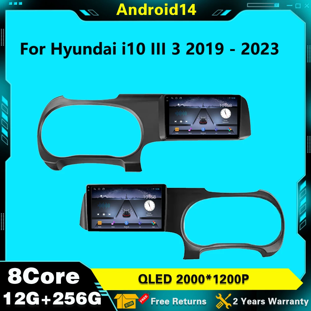 Android 14 Car Radio For Hyundai i10 III 3 2019 - 2023 Multimedia Player Navigation GPS Stereo WIFI Wireless Carplay No 2din
Android 14 Car Radio For Hyundai i10 III 3 2019 - 2023 Multimedia Player Navigation GPS Stereo WIFI Wireless Carplay No 2din