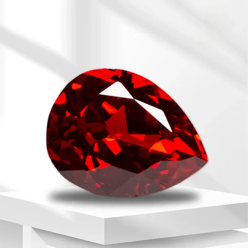 Selectable AGL Certificate New Lab Grown Ruby Pear Shape Pigeon Blood Red Hand Cut Gemstone for DIY Jewelry Making Materials
Selectable AGL Certificate New Lab Grown Ruby Pear Shape Pigeon Blood Red Hand Cut Gemstone for DIY Jewelry Making Materials
