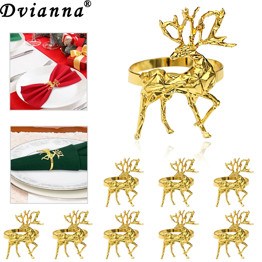 12Pcs Chrsitmas Napkin Rings Deer Napkin Holder Gold Napkin Buckles for Christmas Wedding Holiday Party Dinner Gift Table Decor
12Pcs Chrsitmas Napkin Rings Deer Napkin Holder Gold Napkin Buckles for Christmas Wedding Holiday Party Dinner Gift Table Decor