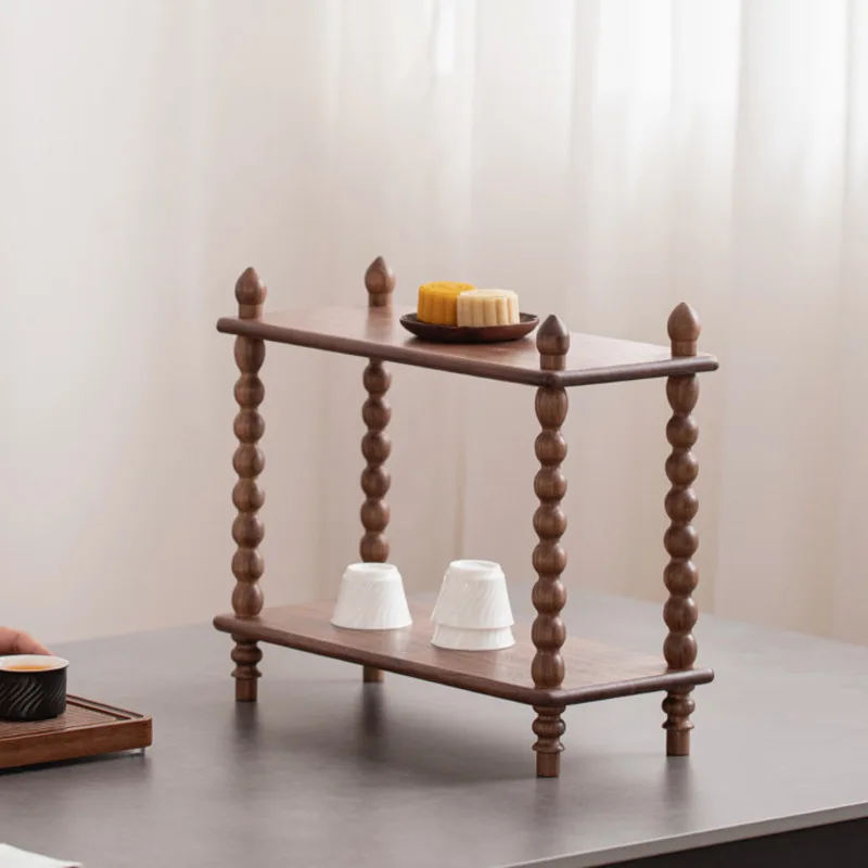 Eco-Friendly Black Walnut Storage Shelf European Antique Perfume Cosmetics Display Stand Tea Room Study Organizer
Eco-Friendly Black Walnut Storage Shelf European Antique Perfume Cosmetics Display Stand Tea Room Study Organizer