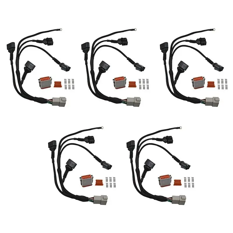 Prominent 5X 1.8T Ignition Coil Wiring Harness Loom For 1997-2006 TT A4 Quattro Golf Jetta Passat Beetle 1.8L Turbocharged
Prominent 5X 1.8T Ignition Coil Wiring Harness Loom For 1997-2006 TT A4 Quattro Golf Jetta Passat Beetle 1.8L Turbocharged