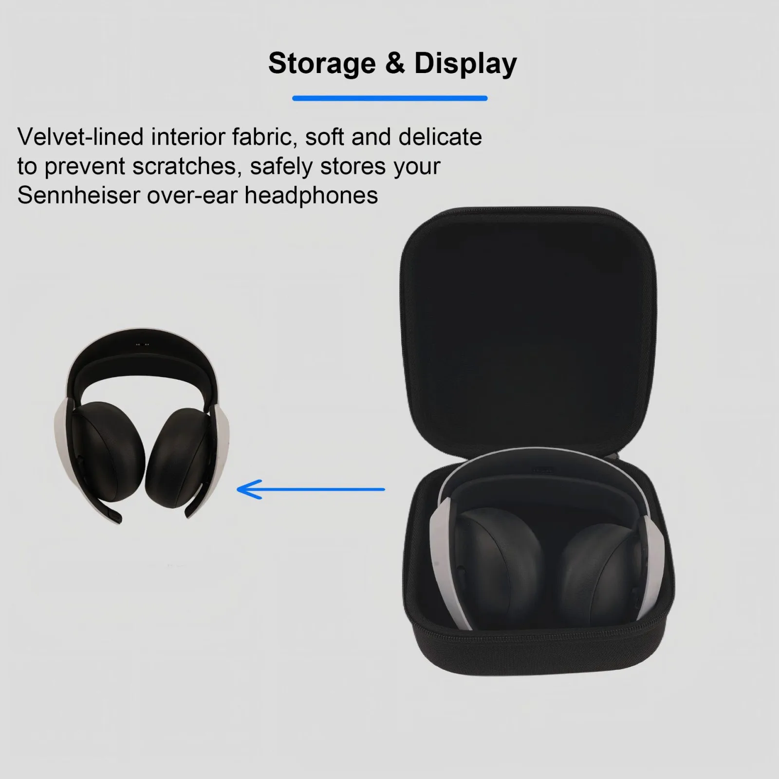 for Sennheiser HD598 HD600 HD650 Headphone Headset Case Storage Bag Handheld Bag
for Sennheiser HD598 HD600 HD650 Headphone Headset Case Storage Bag Handheld Bag