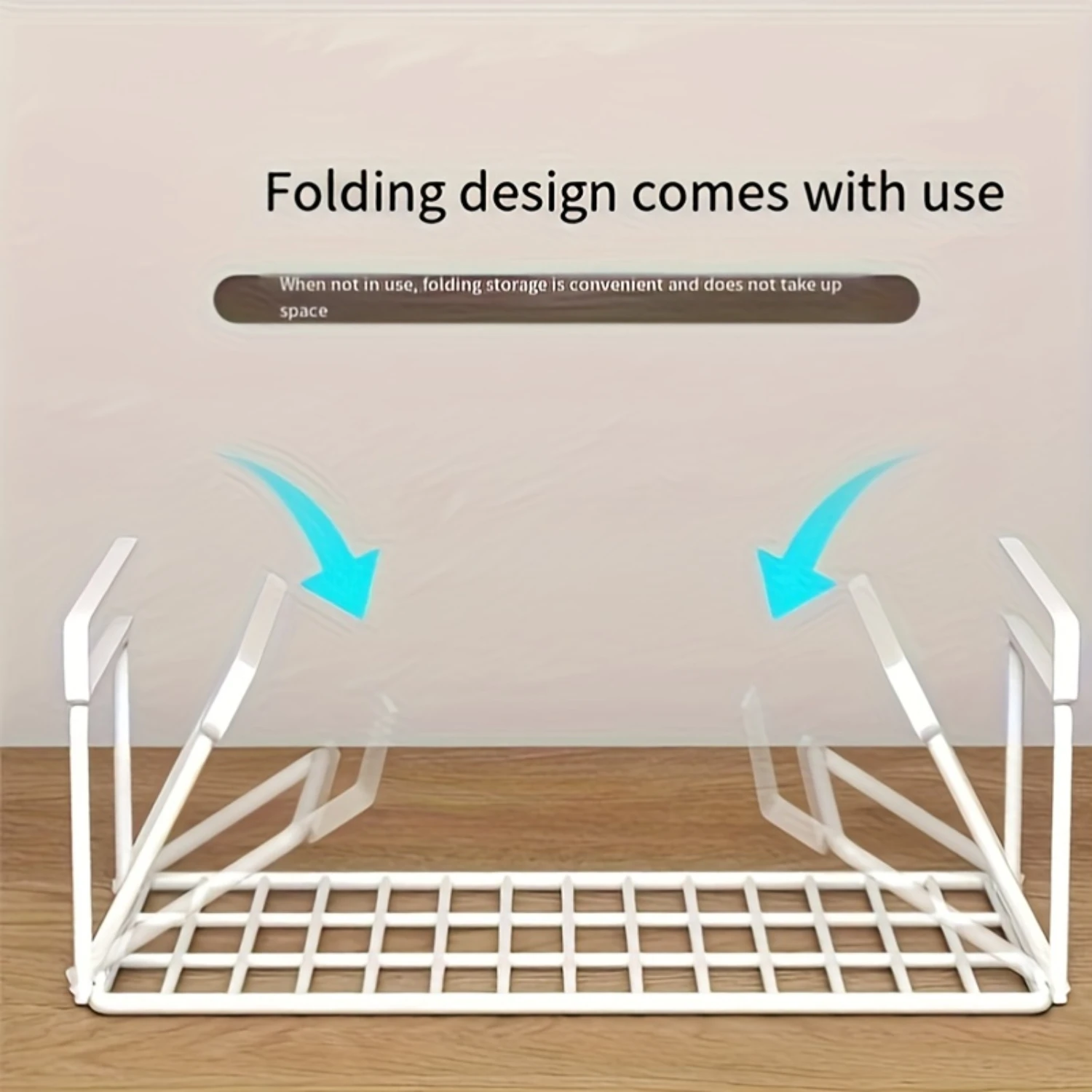 "Sleek Design" Space-Saving Foldable Shoe Rack - Expandable Layered Design For Bathroom Cabinets, Carbon Steel, Ceiling Mount
"Sleek Design" Space-Saving Foldable Shoe Rack - Expandable Layered Design For Bathroom Cabinets, Carbon Steel, Ceiling Mount