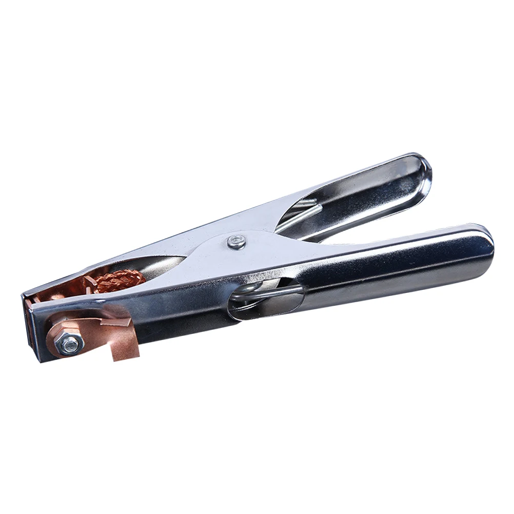 300A Welder Tool Earth Ground Cable Clip Durable Chrome Plated Practical Long Use Easy Install Multi Function Electrode Holder
300A Welder Tool Earth Ground Cable Clip Durable Chrome Plated Practical Long Use Easy Install Multi Function Electrode Holder