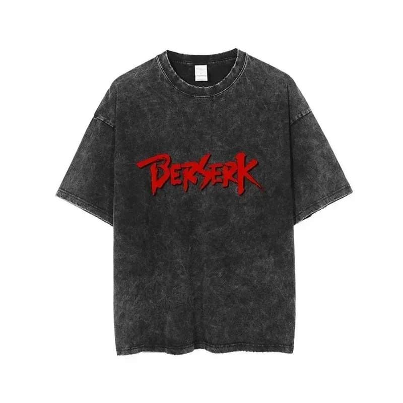 New Women's Couple Retro Washed T-shirt Berserk Street Wash Retro Printed Short-sleeved Liner Short-sleeved Y2K Oversized Top
New Women's Couple Retro Washed T-shirt Berserk Street Wash Retro Printed Short-sleeved Liner Short-sleeved Y2K Oversized Top