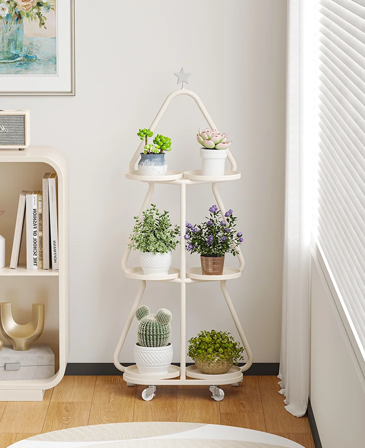 Movable Flower Rack Storage Rack Balcony Iron Living Room Floor-Standing Multi-Layer Flowerpot Bracket
Movable Flower Rack Storage Rack Balcony Iron Living Room Floor-Standing Multi-Layer Flowerpot Bracket