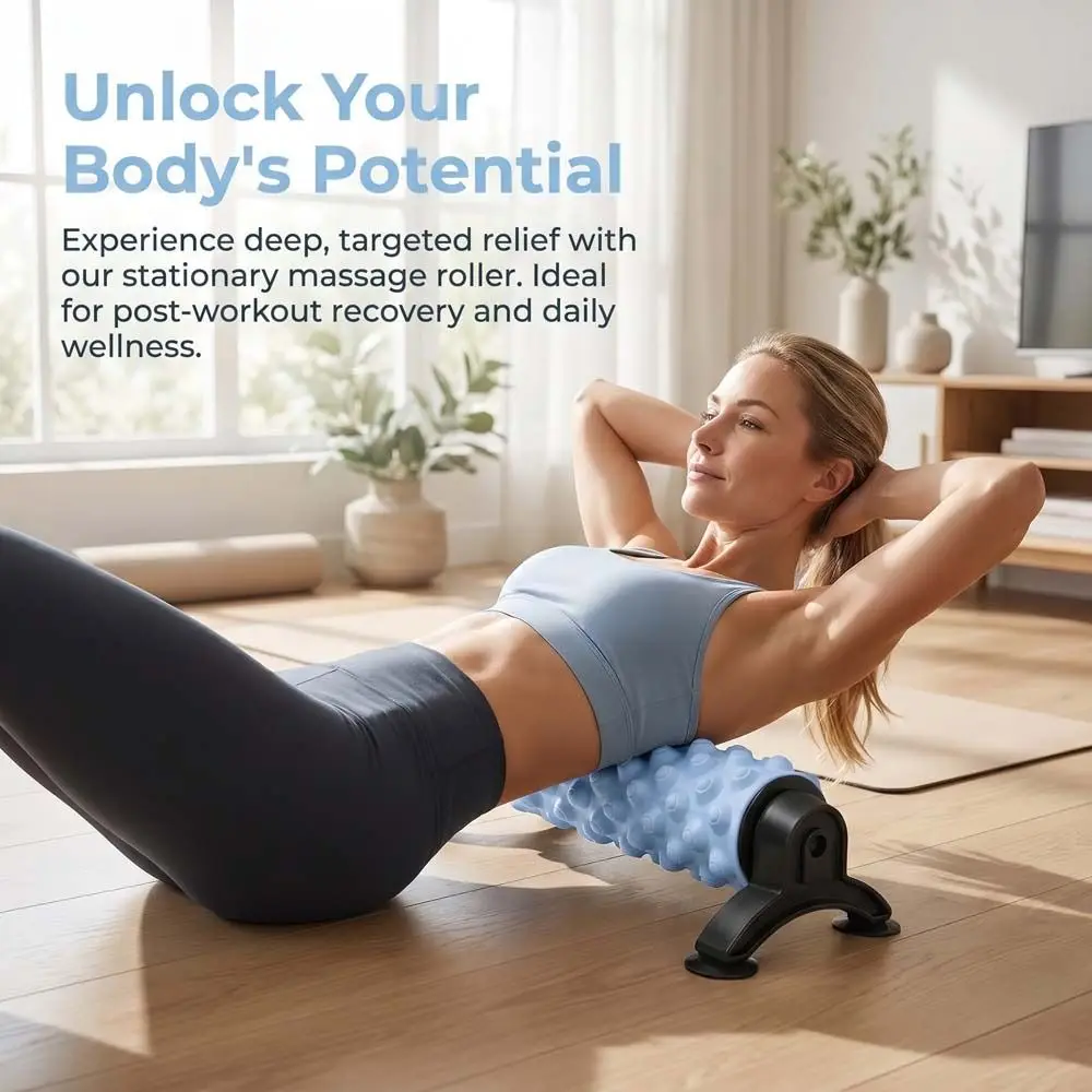 Non-Slip Suction Cup Foam Roller Large Load Bearing Stable EVA Yoga Column Thickened with Stand Deep Back Stretching Roller
Non-Slip Suction Cup Foam Roller Large Load Bearing Stable EVA Yoga Column Thickened with Stand Deep Back Stretching Roller