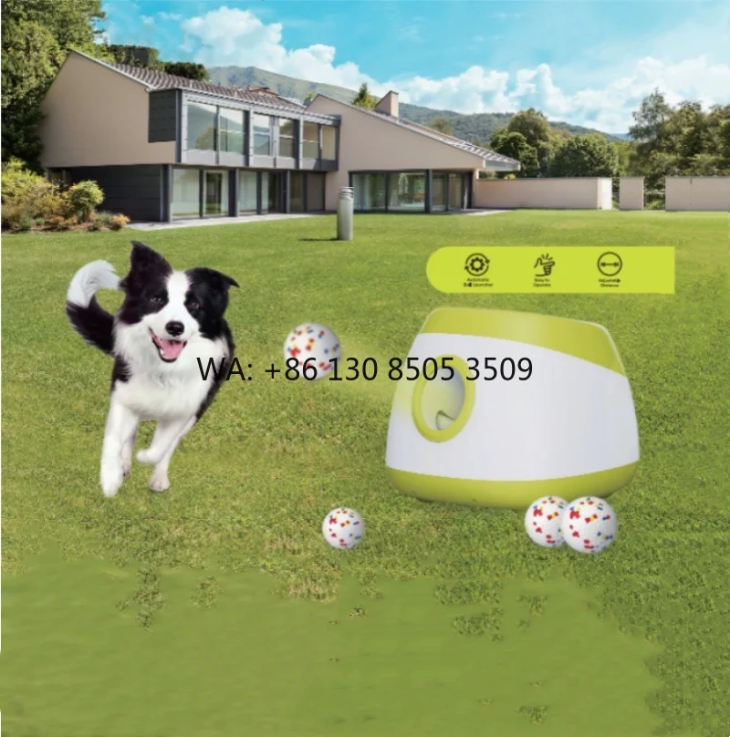 Manufacturer Dog Toy Fully Automatic Pet Pitching Machine Outdoor Elastic Tennis Launcher Dog Toy Box Packaging Playable
Manufacturer Dog Toy Fully Automatic Pet Pitching Machine Outdoor Elastic Tennis Launcher Dog Toy Box Packaging Playable