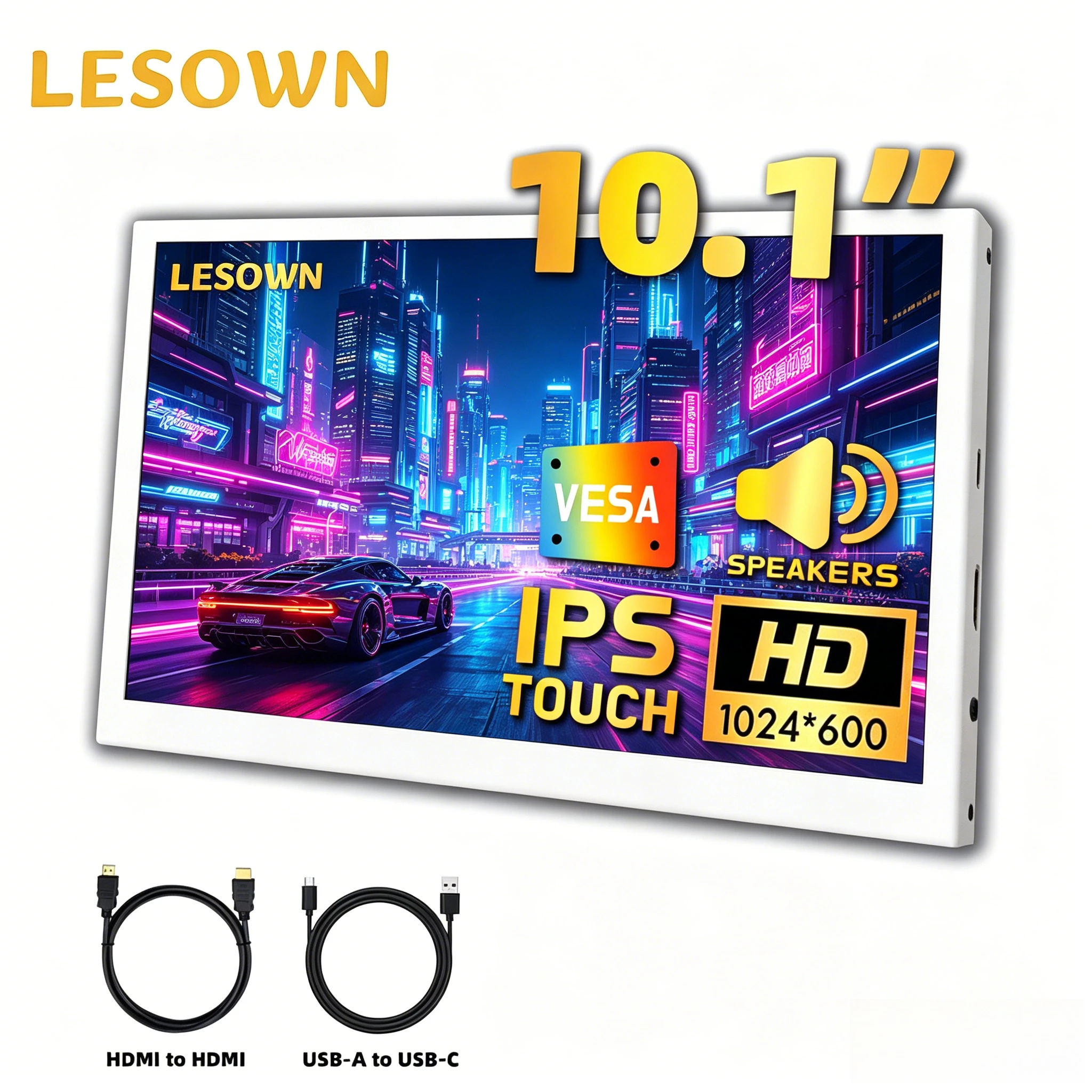 LESOWN 10.1in White SBC Extender Display 170 Degree Angle 5V Powered Screen for Banana Pi Maker DIY Projects
LESOWN 10.1in White SBC Extender Display 170 Degree Angle 5V Powered Screen for Banana Pi Maker DIY Projects